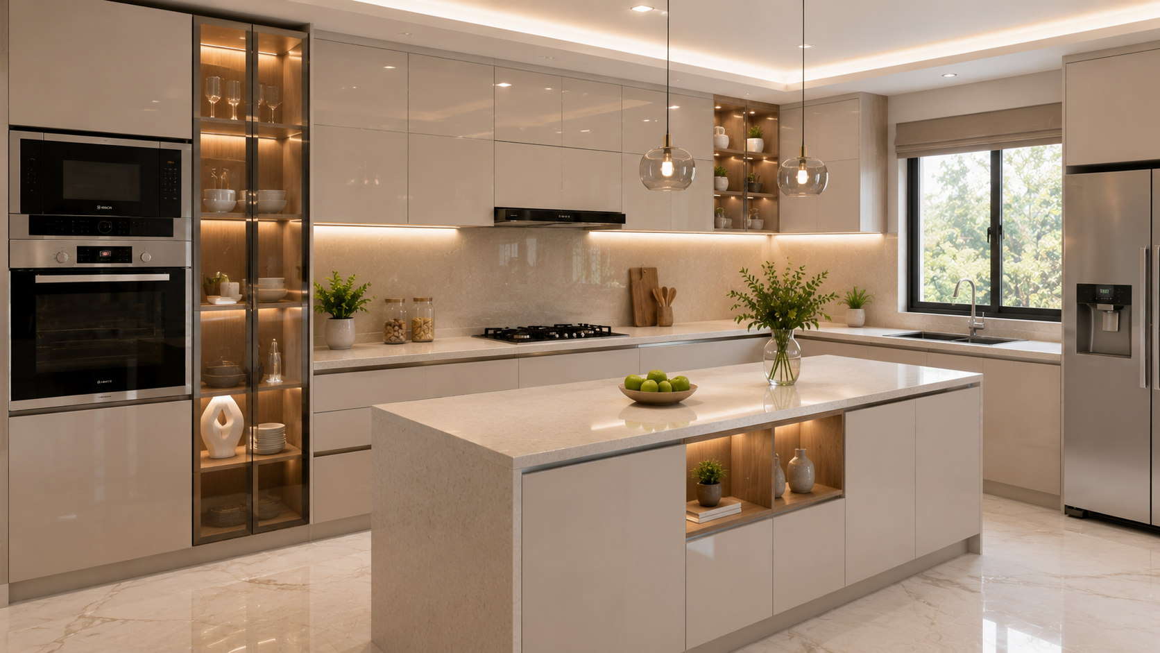 modular kitchen interior